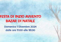 associazione steineriana vallebona festa di inizio avvento bazar di natale 2024